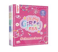 TOPP In my Girly Era - Juego de joyas - Instrucciones y material para 30 pulseras. 1200 cuentas de diferentes colores y cuentas de letras y colgantes
