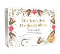 TOPP La creativa caja para tarjetas postales: Navidad.: 60 tarjetas postales para colorear, cortar y personalizar. Caja de cartón de alta calidad, 60 tarjetas con diseño impreso.