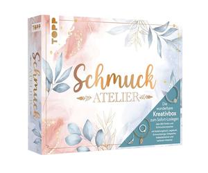 TOPP La Maravillosa Caja Creativa para Joyas, Libro de Instrucciones (32 páginas), alicates Planos, abridor de Anillos, Agujas de Perlas, Tabla de Perlas, más de 800 Perlas y Accesorios de joyería