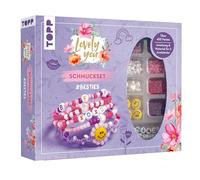 TOPP Lovely You - Juego de joyas #Besties. Instrucciones y material para 5 pulseras. Más de 400 cuentas: instrucciones (idioma español no garantizado), prueba de amistad, más de 400 cuentas coloridas,