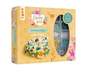 TOPP Lovely You - Juego de joyas #GirlPower. Instrucciones y material para 5 pulseras. Más de 400 cuentas de cuentas, instrucciones (idioma español no garantizado), prueba de amistad, más de 400