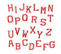 Toppe Con Alfabeto Termoadesive - 26 Lettere Ricamate A-Z Patch Applicazione A Caldo Design Creativo Short Tail Lttere Termoadesive Long Tail Toppe Ricamate Per Abbigliamento | Patch Lettere Per