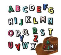 Toppe Con Alfabeto Termoadesive - 26 Lettere Ricamate A-Z Patch Applicazione A Caldo Design Creativo Short Tail Lttere Termoadesive Long Tail Toppe Ricamate Per Abbigliamento | Patch Lettere Per