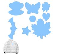 Toppe Duvet | Parche de reparación de tela | Pegatinas impermeables pre-chapadas para chaquetas y capas | Kit de reparación autoadhesivo