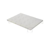 Topper 100% viscoelástico 135x190cm - funda aloe vera lavable - grosor 5cm - fusion home