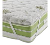 Topper corrector matrimonial, 160 x 190 cm, 6 cm de altura, desenfundable, con elásticos,
