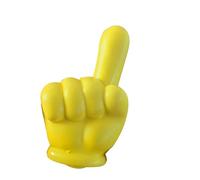 Topper De Antena De Gesto De Mano - Decoración Al Aire Libre Automotriz Amarilla, Decoración De Antena De Coche | Bola Amarilla Divertida con Diseño Expresivo, Topper De Antena Gesto Decoracion