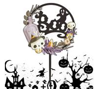 Topper De Halloween - Decoración Gótica De La Pastel, Ornamento De Postre De Horror | Parecciones De, De Cartas Espeluznantes Que Un Atmósfera Divertida