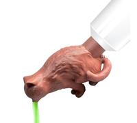 Topper de pasta de dientes para gatos - 4- Gorro con temática de silicona, Funny Feline Squeeze Tube Edredón, práctica solución de higiene | Lindo dispensador de pasta de animales para niños baño