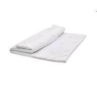 Topper doble sagitario, colchón con juego de almohadas, topper viscoelástico, topper hipoalergénico y transpirable, 100% made in italy, 180x200xh5 cm
