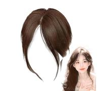 Topper Flequillo Raya Al Medio Aumento Volumen Y Transpirable