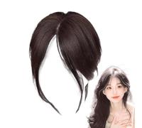 Topper Flequillo Raya Al Medio Voluminizador Peluca Transpirable Natural