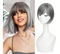 Topper For Hair Con Clip De 11 Pulgadas Flequillo - Pieza Volumizante Invisible, Ligero 80 G, Uso Todos Los Días, Adecuado Para Todas Las Formas De La Cara (A)
