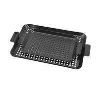 Topper para barbacoa - Sartén para barbacoa, sartén para cocina interior, toppers para barbacoas, sartenes para parrilla, sartenes antiadherentes, ollas de camping, uso interior y exterior para frutas