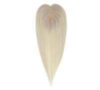 Topper para cabello humano de 12 pulgadas para mujeres con cabello adelgazado, tamaño básico 7 x 11 cm con 3 clips Extensiones de Cabello(R17-1001)