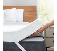 Topper Sobrecolchon Viscoelastico | 135x200 CM | Grosor 8CM | 100% Viscoelastica | Funda Desenfundable y Transpirable | Mejora tu Descanso | Fabricado en España | Verano e Invierno | Topper 135x200