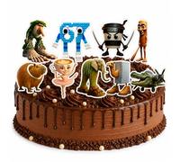 Topper Tarta Cumpleaños 67, Capuccino, Tung Tung, Ballerin, Brr Brr,... - Pack 9 piezas de decoración tartas, cupcakes y Brownies de los Brainrot Italian Meme - Topers Cumpleaños Steal a Brainrot