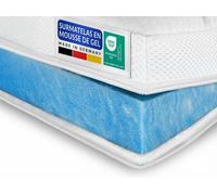 Topper Viscoelástico de Gel Premium | 80x190 cm | Altura 8cm | Deluxe (7 Zonas - 8 cm de altura) | OEKO-TEX Standard 100