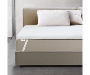 Topper Viscoelastico Memory Foam 105 x 200 H3 | Corrector de colchón de 6 cm | Topper Colchon con Funda extraíble | Sobrecolchon Antibacteriano y Antimicótico