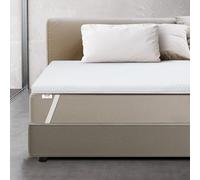 Topper Viscoelastico Memory Foam 85 x 200 H3 | Corrector de colchón de 6 cm | Topper Colchon con Funda extraíble | Sobrecolchon Antibacteriano y Antimicótico