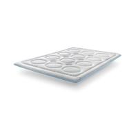 SonnoMATTRESS Topper Bubble Confort 70x200x4cm - Viscoelástica de Gel Termorreguladora, Tejido Strech ViscoGel Transpirable y Antialérgico, Máximo Confort y Frescor, Acolchado Premium