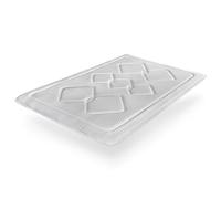 Topper Viscogel Efecto Frío Polar Dreams SonnoMattress, 4 cm Altura, Tejido Hilo Frío Transpirable, Adaptable, Sensación Fresca - 70x180x4