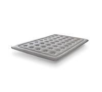 SonnoMATTRESS Topper Viscografeno Infiniti Grafeno Confort 120x200x4cm - Viscoelástica de grafeno efecto nube, termorregulador e ionizante, tejido Strech premium y sujeción apta para cualquier colchón