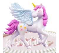 TopperDi Tarta De Cumpleaños Para - Estatua Del TopperCupkeA Caballo, Con Estatuas De Animales Con Cuernos Individuales Para Adorno
