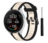 TopPerfekt Brazalete deportivo compatible con Garmin Forerunner 165/165 Music Watch Band, Correa deportiva de silicona ajustable como correa de repuesto para Forerunner 570 42 mm/Vivoactive 6 para