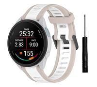 TopPerfekt Brazalete deportivo compatible con Garmin Forerunner 165/165 Music Watch Band, Correa deportiva de silicona ajustable como correa de repuesto para Forerunner 570 42 mm/Vivoactive 6 para
