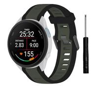 TopPerfekt Brazalete deportivo compatible con Garmin Forerunner 165/165 Music Watch Band, Correa deportiva de silicona ajustable como correa de repuesto para Forerunner 570 42 mm/Vivoactive 6 para