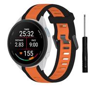 TopPerfekt Brazalete deportivo compatible con Garmin Forerunner 165/165 Music Watch Band, Correa deportiva de silicona ajustable como correa de repuesto para Forerunner 570 42 mm/Vivoactive 6 para