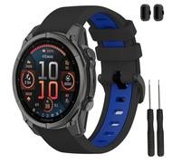 TopPerfekt Correa compatible con Garmin Fenix 8/8 Pro 51/47/43 mm, correa de repuesto de silicona suave para reloj inteligente Instinct 3/Forerunner 965/Tactix 8/Fenix 7/6/Descent G2 para mujeres y