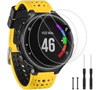 TopPerfekt Correa compatible con Garmin Forerunner 235, correa de repuesto de silicona suave y 2 protectores de pantalla para reloj inteligente 235 para mujeres y hombres