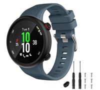 TopPerfekt Correa compatible con Garmin Forerunner 45, pulsera deportiva de silicona de repuesto para Forerunner 45 y Swim 2 (pizarra)