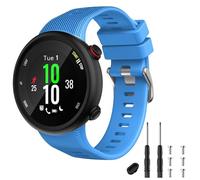 TopPerfekt Correa compatible con Garmin Forerunner 45, pulsera deportiva de silicona de repuesto para Forerunner 45 y Swim 2 (azul cielo)
