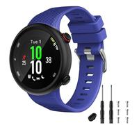 TopPerfekt Correa compatible con Garmin Forerunner 45s, pulsera deportiva de silicona de repuesto para Forerunner 45s, 4.3''-7'', Silicona, No es una piedra preciosa