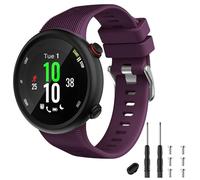 TopPerfekt Correa compatible con Garmin Forerunner 45s, pulsera deportiva de silicona de repuesto para Forerunner 45s, 4.3''-7'', Silicona, No es una piedra preciosa