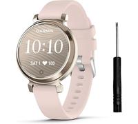 TopPerfekt Correa compatible con Garmin Lily 2, correa de repuesto delgada de silicona suave de liberación rápida para Lily 2, Garmin Lily2 Active (14 mm), polvo de nebulosa