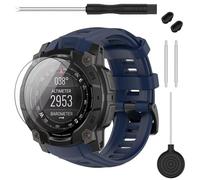 TopPerfekt Correa de reloj compatible con Garmin Instinct E Band de 45 mm y 40 mm, correa de repuesto ajustable de silicona suave compatible con Garmin Instinct E Watch Band para mujeres y hombres