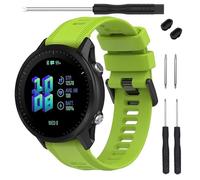 TopPerfekt Correa para reloj Garmin Forerunner 955, correa de repuesto de silicona suave compatible con reloj inteligente 955 para mujeres y hombres, color lima