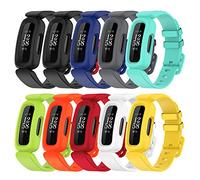 TopPerfekt Correas compatibles con Fitbit Ace 3 para niños, pulsera de silicona suave, resistente al agua, accesorios para reloj deportivo, correa de repuesto para Fitbit Inspire 2/Ace 3 niños y niñas