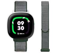 TopPerfekt Correas compatibles con Fitbit Ace LTE Band, suaves y duraderas, de velcro, resistentes al agua, transpirables, correas de repuesto deportivas, 114mm-198mm, Nailon, No es una piedra