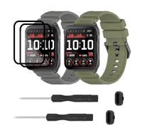 TopPerfekt Correas compatibles con Garmin Venu X1, correa de reloj de silicona suave, impermeable, ajustable, deportiva, correa de repuesto para reloj inteligente Venu X1 para mujeres y hombres, 5.5
