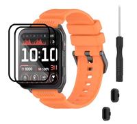 TopPerfekt Correas compatibles con Garmin Venu X1, correa de reloj de silicona suave, impermeable, ajustable, deportiva, correa de repuesto para reloj inteligente Venu X1 para mujeres y hombres, 5.5
