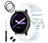 TopPerfekt Correas compatibles con Garmin Vívoactive 5, correa de reloj de silicona suave, impermeable, ajustable, deportiva, correa de repuesto para reloj inteligente Vívoactive 6/5/3 para mujeres y