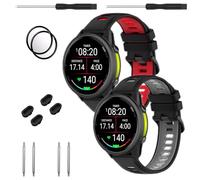 TopPerfekt Correas de reloj compatibles con Garmin Forerunner 970, correa de repuesto de silicona suave para Garmin Forerunner 965/955/Descent G1 Smartwatch para mujeres y hombres, 5.5’’~8.7