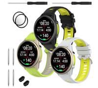 TopPerfekt Correas de reloj compatibles con Garmin Forerunner 970, correa de repuesto de silicona suave para Garmin Forerunner 965/955/Descent G1 Smartwatch para mujeres y hombres, 5.5’’~8.7