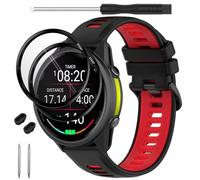 TopPerfekt Correas de reloj compatibles con Garmin Forerunner 970, correa de repuesto de silicona suave para Garmin Forerunner 965/955/Descent G1 Smartwatch para mujeres y hombres, 5.5’’~8.7