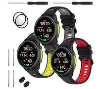 TopPerfekt Correas de reloj compatibles con Garmin Forerunner 970, correa de repuesto de silicona suave para Garmin Forerunner 965/955/Descent G1 Smartwatch para mujeres y hombres, 5.5’’~8.7